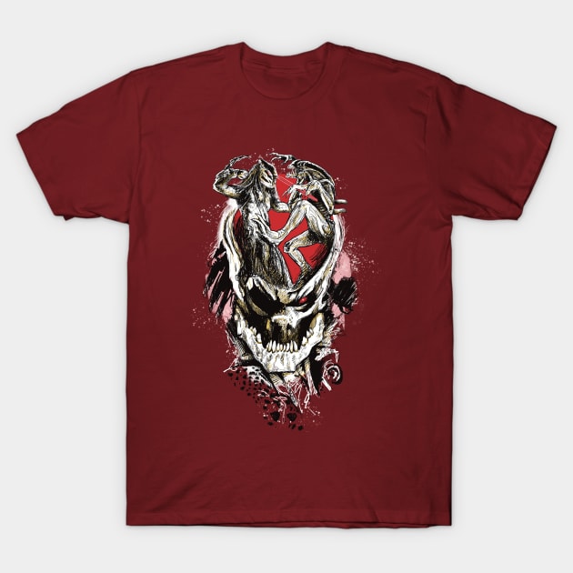 predator vs alien hunter T-Shirt by Paskalamak